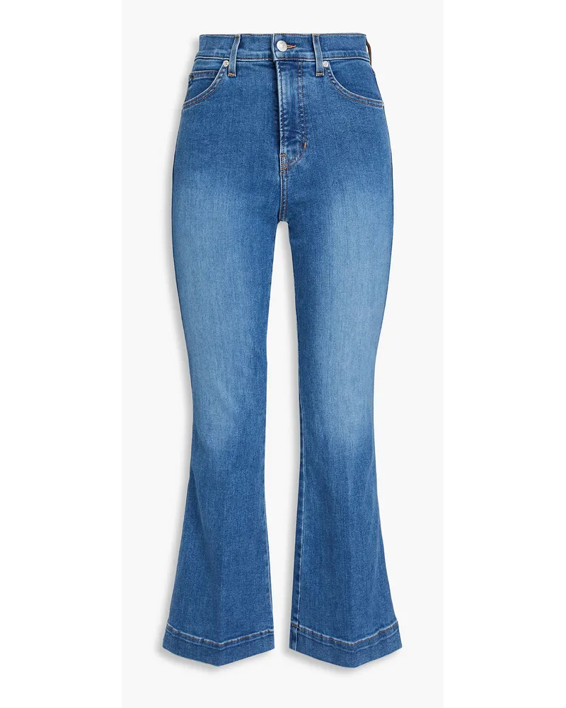 Veronica Beard Hoch sitzende Carson Kick-flare-Jeans Blau