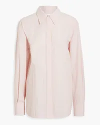 Helmut Lang Oversized-Hemd aus Popeline aus einer Baumwollmischung Pink