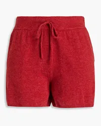 Loulou Studio Toran Shorts aus Kaschmir Burgunderrot