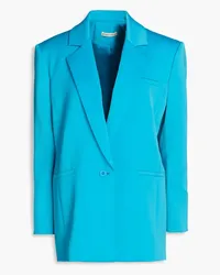 Alice + Olivia Alice OliviaDenny Blazer aus Baumwollsatin Blau