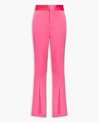 Alice + Olivia Alice OliviaJody Hose mit geradem Bein aus Crêpe-Satin Pink