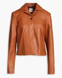 Paul Smith Lederjacke Braun