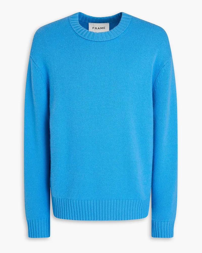 Frame Denim Kaschmirpullover Blau