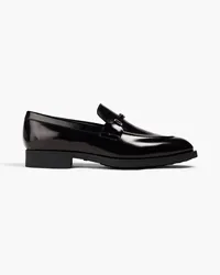 TOD'S Loafers aus poliertem Leder Schwarz