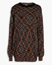 Missoni Melierter Strickpullover inHäkeloptik Bunt