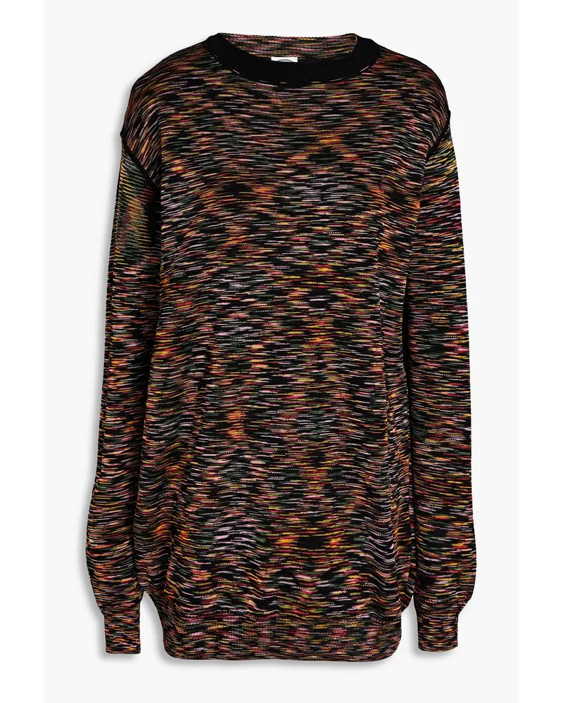 Missoni Melierter Strickpullover inHäkeloptik Bunt