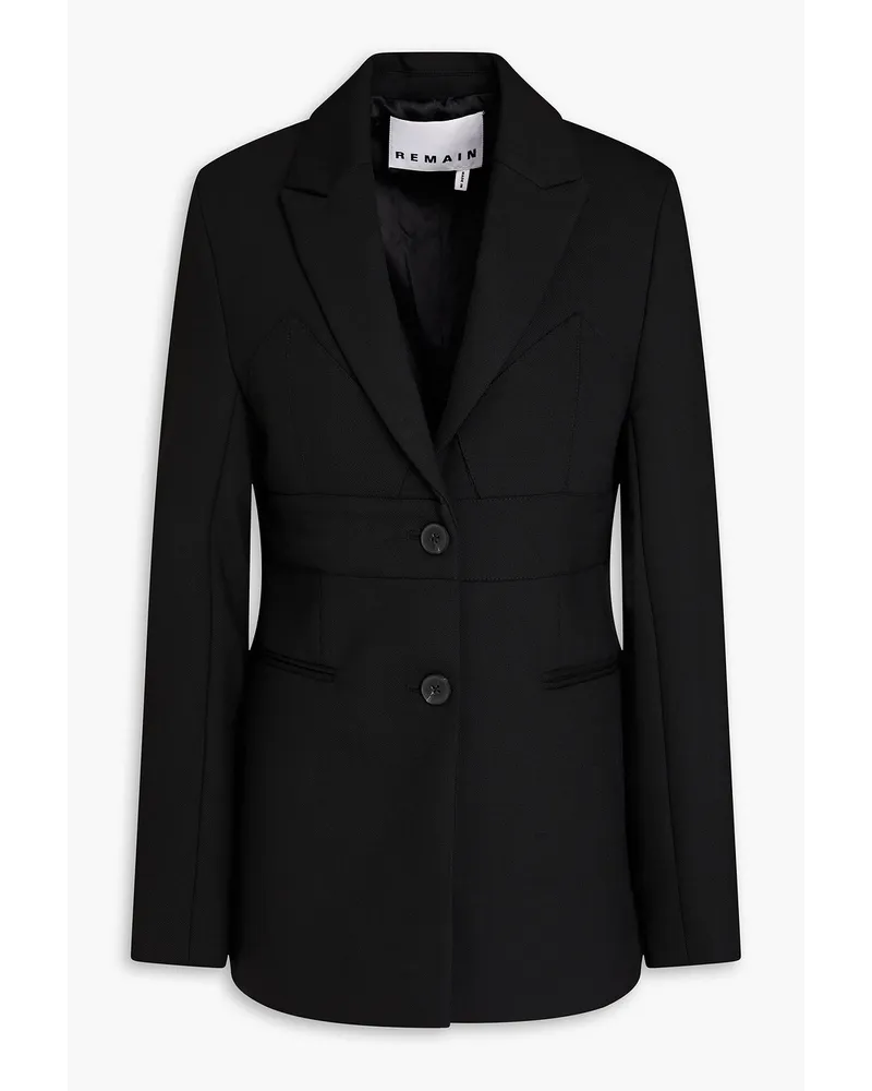 ROTATE Birger Christensen Blazer aus Twill Schwarz