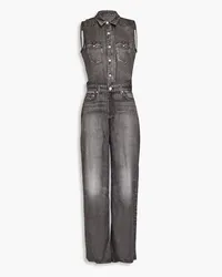 Rag & Bone Jumpsuit aus Tencel™-Jersey mit Print Schwarz