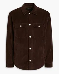 A.P.C. Overshirt aus Baumwollcord Braun