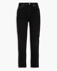 Rag & Bone Wren hoch sitzende Jeans mit schmalem Bein Schwarz