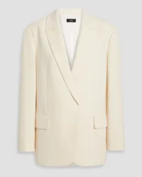 Theory Admiral Blazer aus Crêpe Weiß