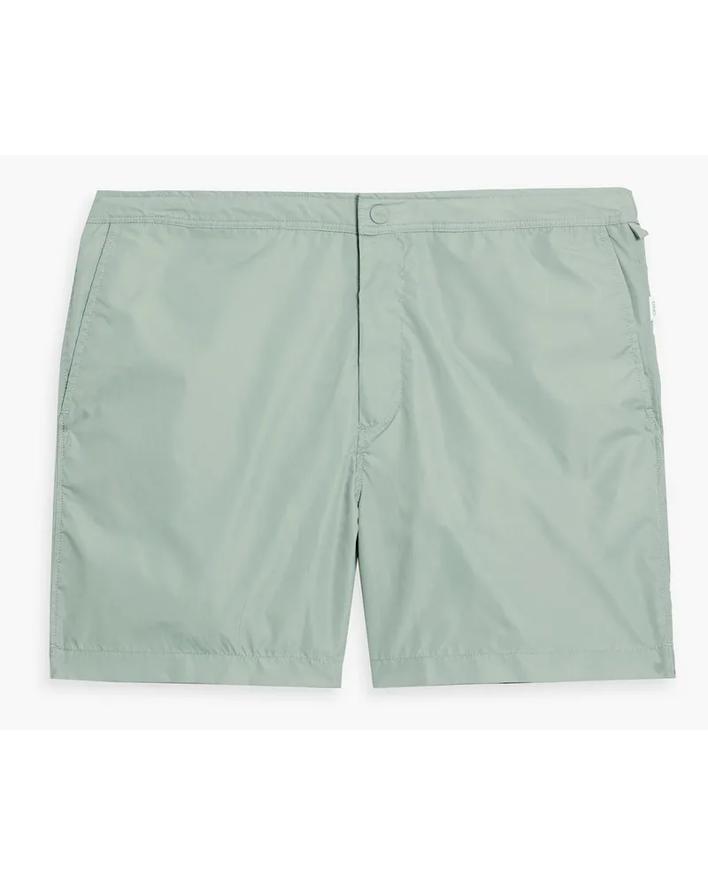 Onia mittellange Badeshorts Grün