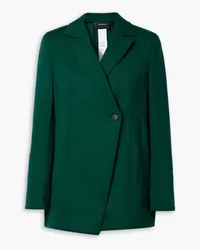 Akris Lorenzo Blazer aus Stretch-Crêpe Grün