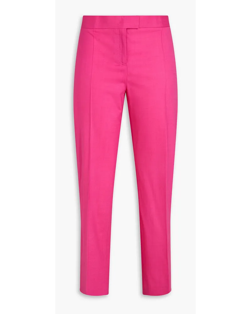 Philosophy Di Lorenzo Serafini Hose mit schmalem Bein aus Stretch-Wolle Pink