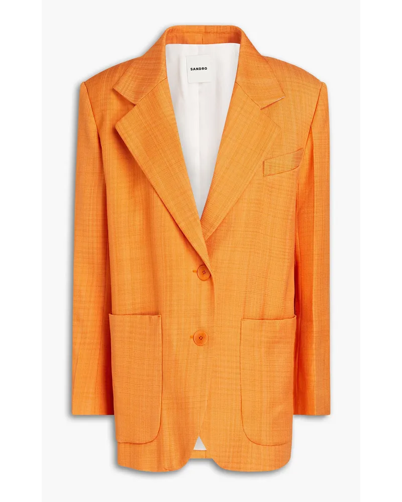 Sandro Blazer aus Webstoff Orange