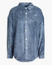 Rag & Bone Nusa Hemd aus Cord Blau