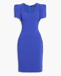 Badgley Mischka Kleid aus Crêpe Blau