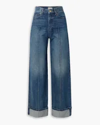 Ulla Johnson The Genevieve hoch sitzende Jeans mit weitem Bein Blau