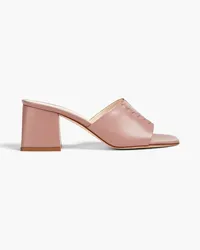 Elleme Stitch Mules aus Leder Pink