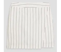 Gestreifte Shorts inRock-Optik aus Baumwollpopeline