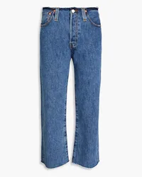 Levi's Halbhohe Jeans mit geradem Bein Blau