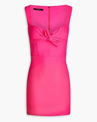 Alex Perry Lycra Minikleid aus Stretch-Jersey mit Knotendetail Pink