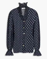 Sandro Fil coupé georgette blouse Blau