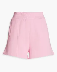 STAND Shorts aus Baumwollfleece Pink