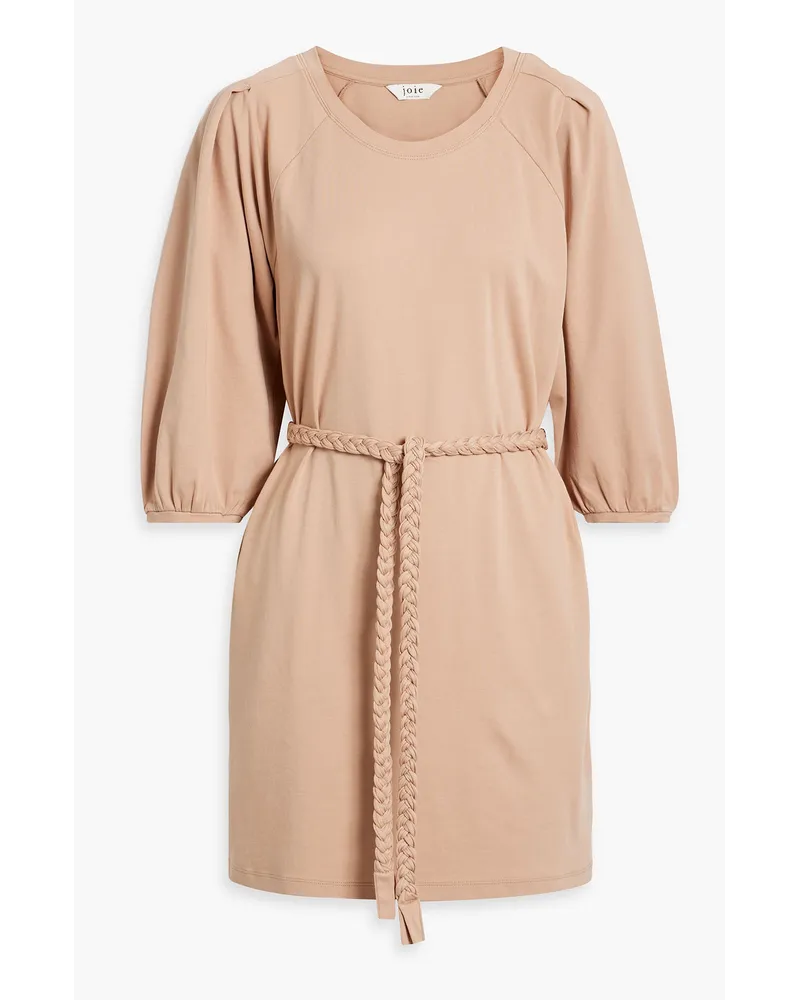 Joie Minikleid aus Baumwoll-Jersey Neutral