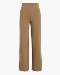 Rag & Bone Irina Hose mit weitem Bein aus Stretch-Ponte Braun