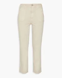 Paige Halbhohe Jeans mit schmalem Bein Neutral