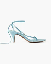 KHAITE Marion Sandalen aus Leder Blau