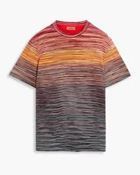 Missoni T-Shirt aus Baumwoll-Jersey inSpace-Dye-Optik Rot