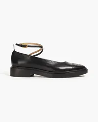 Thom Browne Ballerinas aus Leder Schwarz