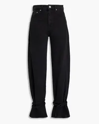 Rag & Bone Hoch sitzende Karottenjeans Schwarz