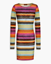 Missoni Strandkleid aus Stretch-Tüll mit Print Lila