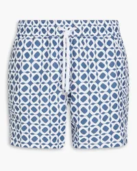 Frescobol Carioca Ipanema kurze Badeshorts mit Print Blau