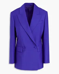 Ferragamo Blazer aus einer Mohair-Wollmischung Blau