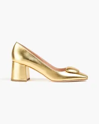 Rupert Sanderson Naxos Pumps aus -Leder Metallic