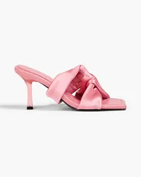 Stine Goya Jet Set Mules aus Satin mit Twist-Detail Pink