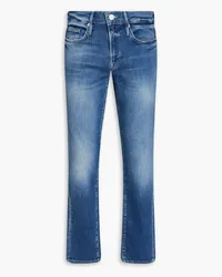 Frame Denim L'Homme Jeans aus Denim inausgewaschener Optik Blau