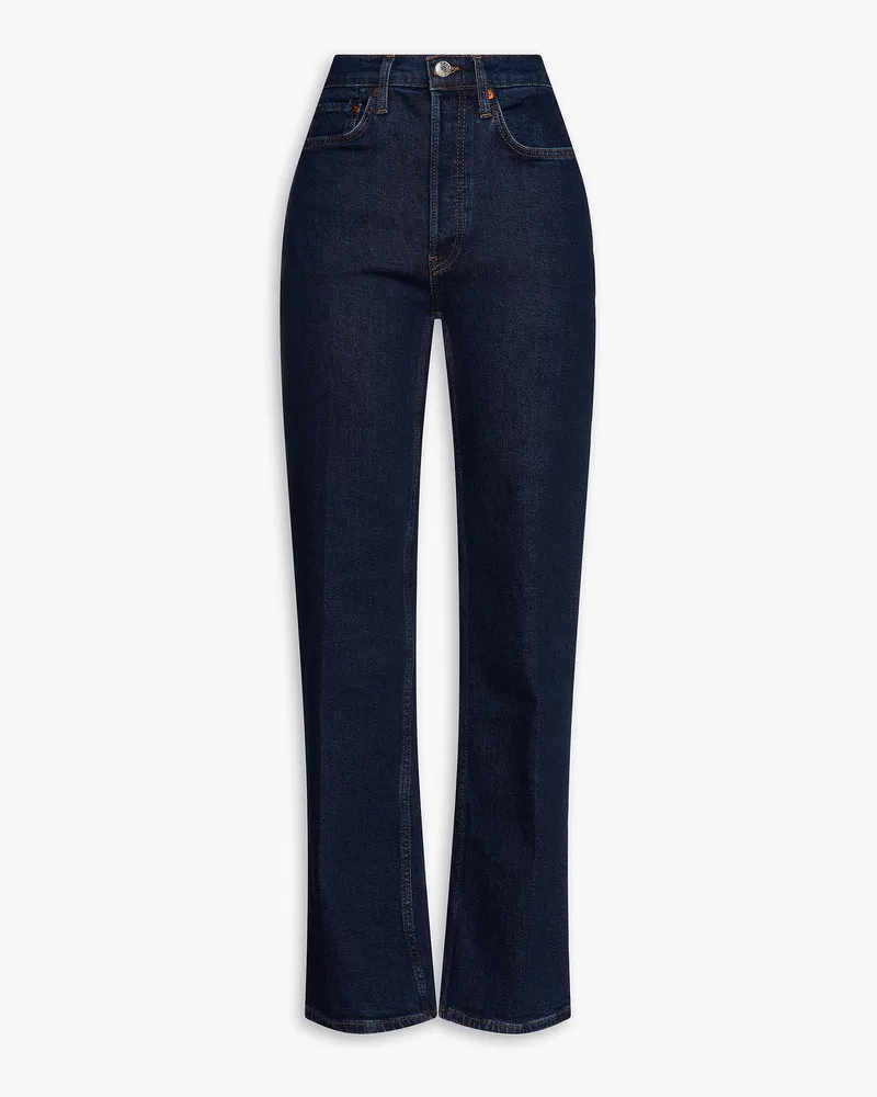 RE/DONE 70s hoch sitzende Bootcut-Jeans Blau