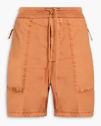 James Perse Shorts aus Stretch-Baumwollpopeline Braun