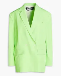 Jacquemus Marino doppelreihiger Blazer aus Crêpe Grün