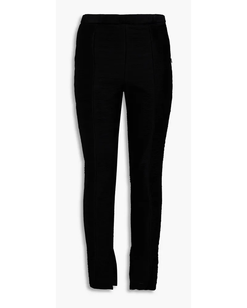 Alexander Wang Leggings aus Mesh mit Fransen Schwarz