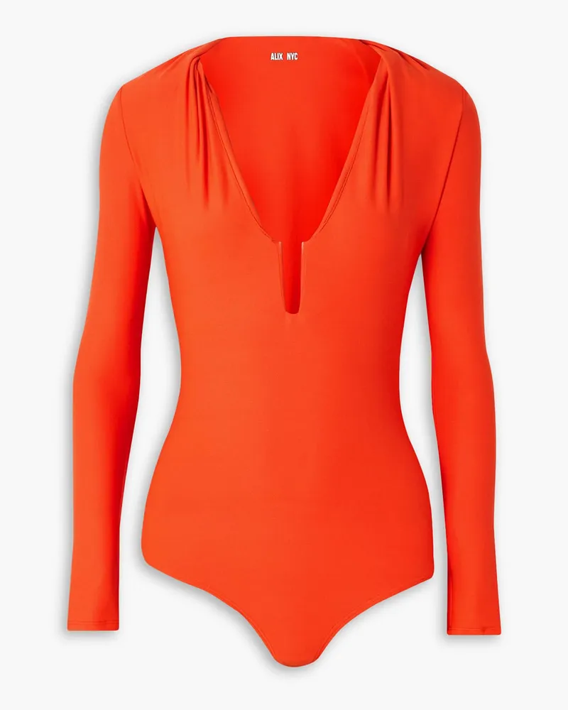 ALIX Gunnar String-Body aus Stretch-Jersey Rot