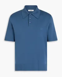 Sandro Poloshirt aus Baumwoll-Jersey Blau