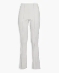 Giorgio Armani Bootcut-Hose aus Stretch-Strick Grau