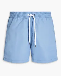 Frescobol Carioca Kurze Badeshorts mit Tunnelzug Blau