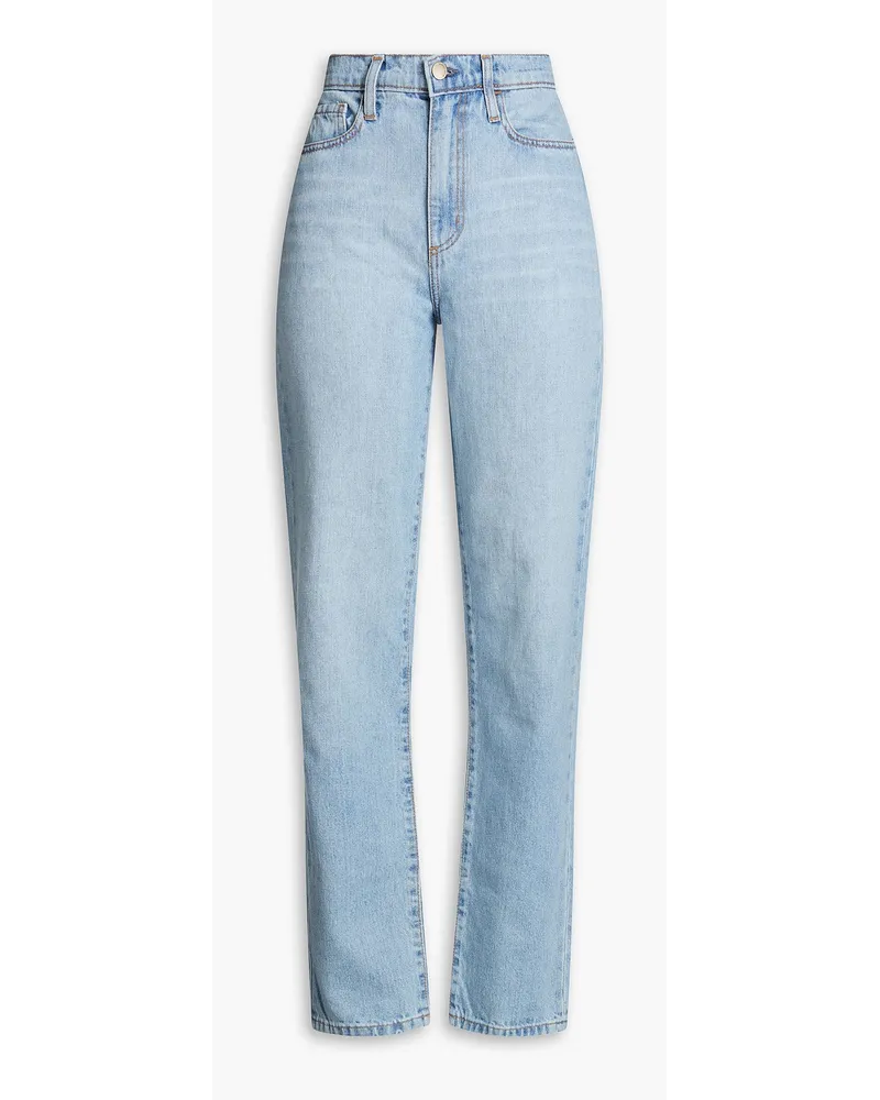 Nobody Denim Andi hoch sitzende Jeans mit schmalem Bein Blau